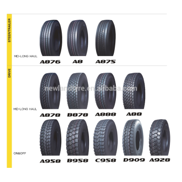 JOYALL TIPO 12.00R20 D909 PADRÃO Caminhão Radial Chinês Pneu para dirigir boi